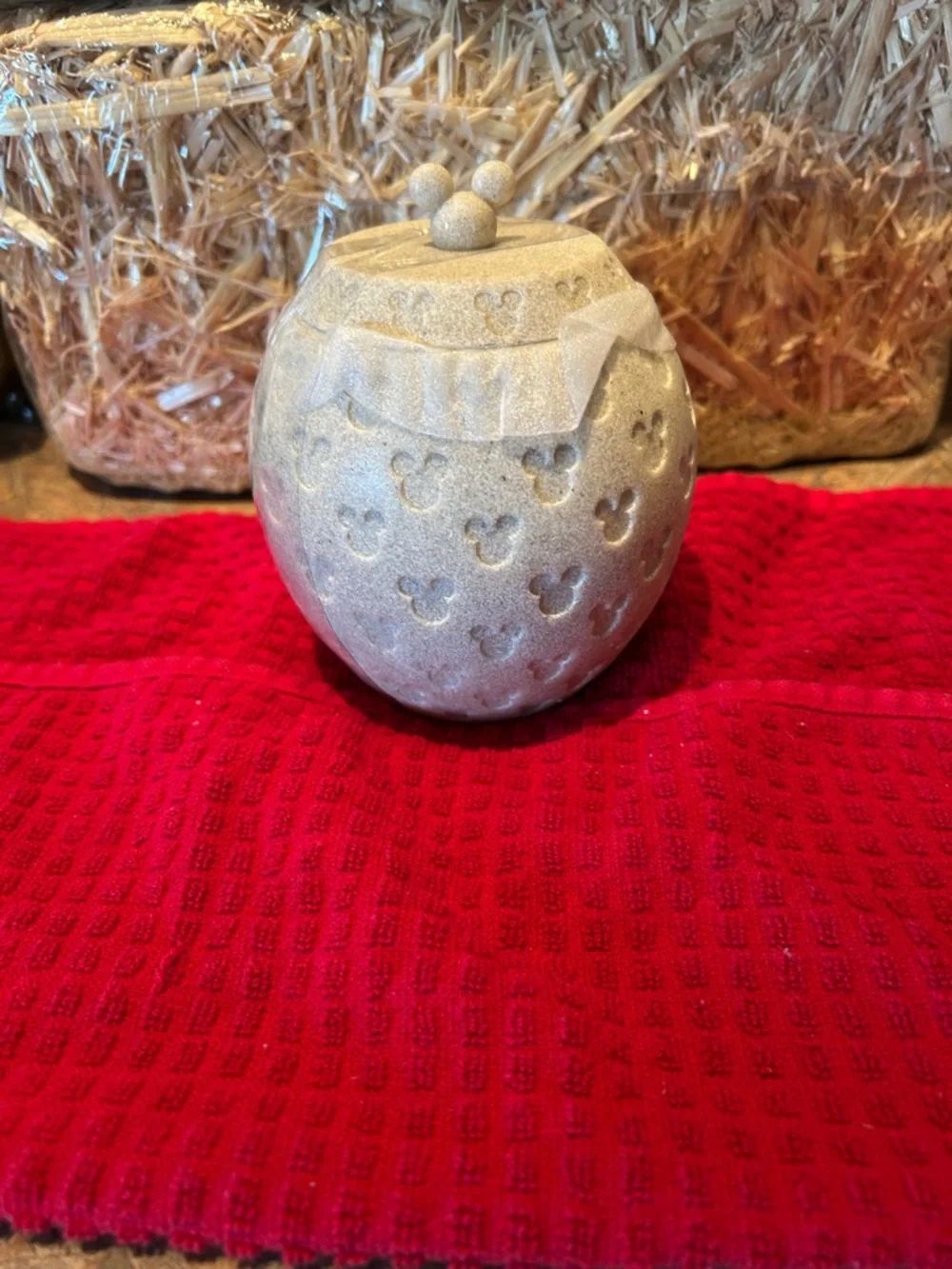 Disney Mickey Mouse Sand Stone Bathroom Caddy